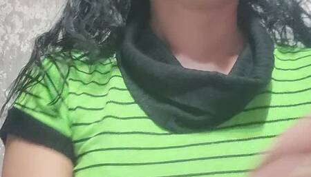 Anna Sparkle extreme cough and rub throat while cough