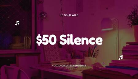 $50 Silence - Ignore Fetish MP3 Audio - LeighLake