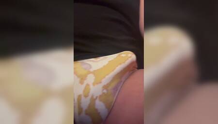 Panty Try on with Cock Bulge