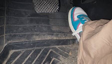 Going for gas in Nike air