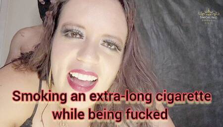 Smoking an extra-long cigarette while being fucked - SFL195