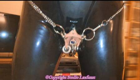 Pierced Temptress in Latex: Blowjob and Vibrator Pleasure Part 1