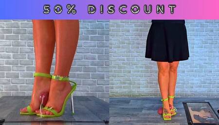 Busting The Cum From His Balls Under My Strappy Metal Heels 2 - Ultimate Cam