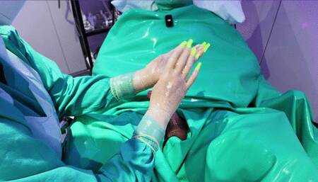 Drained with Rubber Gloves