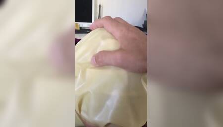 Latex Blowjob with Condom