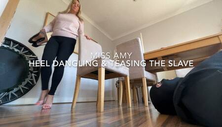 Heel Dangling & Teasing The Slave