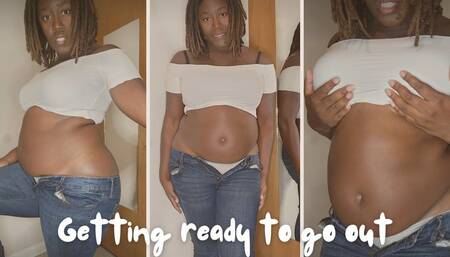 Getting ready to go out