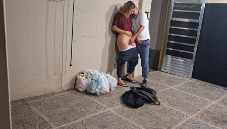 College Students Skip Class and Have Sex Behind the College in Secret