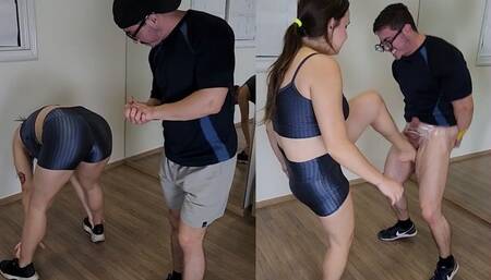 Lauren Kicks hard Gym Pervert like he is a kicking bag - BALLBUSTING - FEMALE DOMINATION - FOOT DOMINATION - FEMDOM - CBT - SNEAKERS - SOCKS - SWEATY FEET - STINKY - SMELLY - FOOT SMELLING - FOOT WORSHIP -