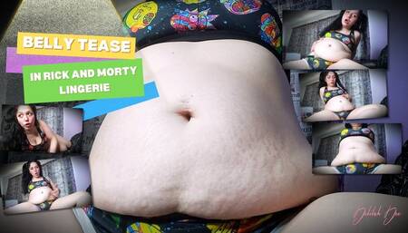 Belly Tease in Rick and Morty Lingerie