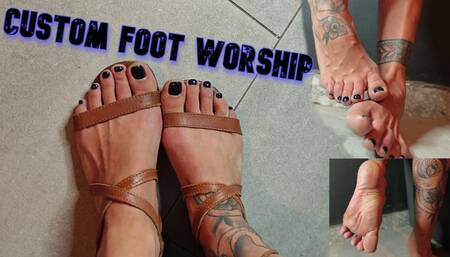 Custom foot worship