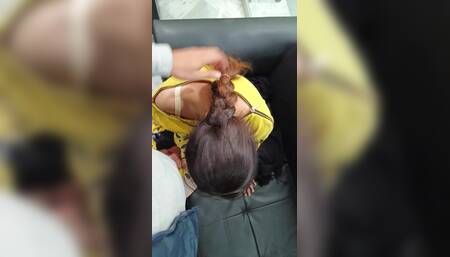 Pakistani Girl Blow Job at Office with His Boss She Likes It Dirty