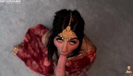 Pakistani Bhabi Aaliyah Yasin Lets a White Cock Cum in Her Mouth