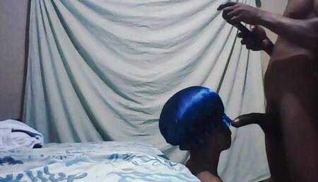 Jamaican Girl Suck and Swallow Step Bro BBC Blowjob