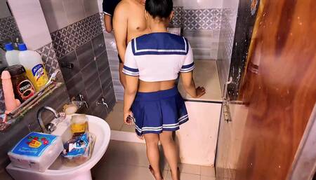 Slutty Teens Loves Anal Fuck and Suck Dick in Hardcore Threesome FFM XXX Porn