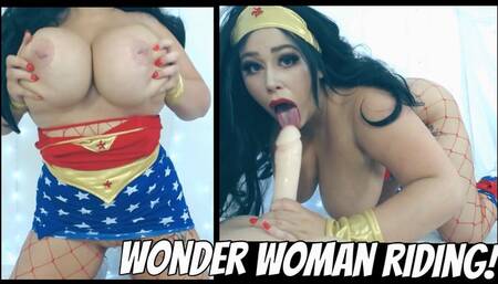 Wonder Woman - Riding Your Cock in Heels