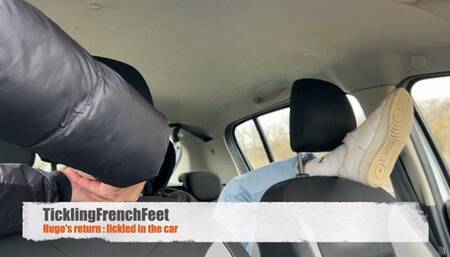 Hugo, 20 yo straight biker, back : lickled in the car (Full HD)