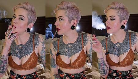 720p You Can Smoke with Me in Bed But Only if You Can Snap, French Inhale and Dangle