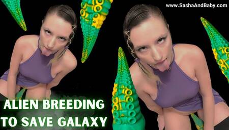 Alien Breeding To Save Galaxy - Tentacle Dildo Fantasy