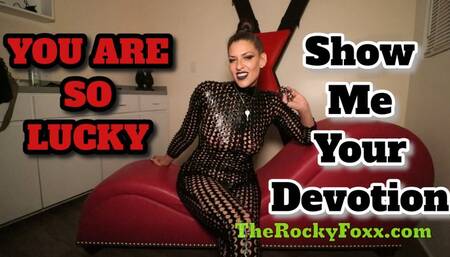 Foot Worship of the Divine: Your Priviledge to Show Devotion - Goddess Rocky Foxx