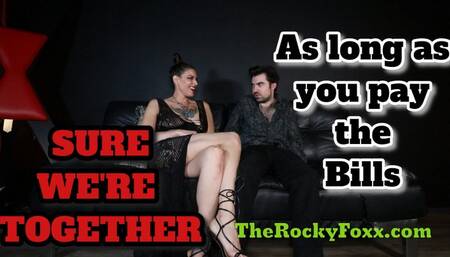 Cucked and Caged: He Thinks He's Worthy - Goddess Rocky Foxx & Bitch Boy