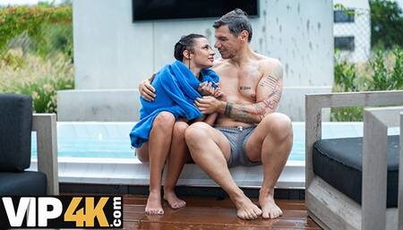 DADDY4K. Sexy teen argued with her BF and was off to fuck his old man very hard