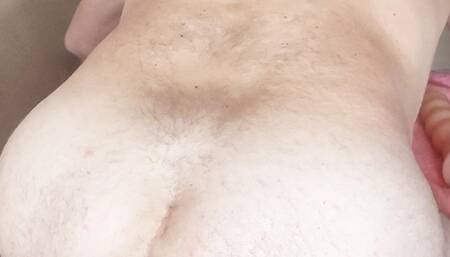 Machine Fucks My Ass with My Favorite Plug 2.5" Diameter
