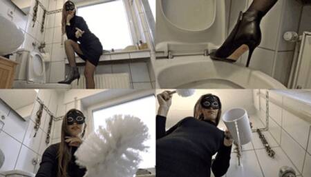 You applied as my cleaning slave - so clean - with your tongue! (small version)