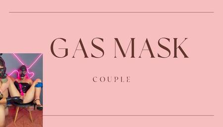 couple gas mask