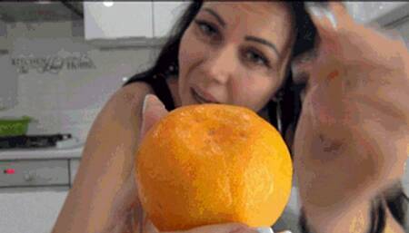 I swallow large slices of tangerine 2a