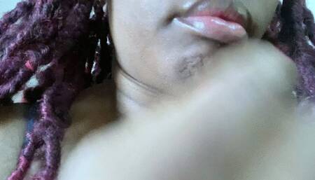 Lipstick fetish - Goddess MXDominion applies Red Lipstick to her Luscious Lips, mind fuck, lips fetish, goddess worship, mouth fetish  1080