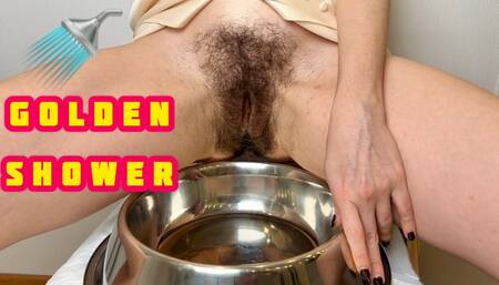 HAIRY PUSSY FROM WHICH YOU WILL GET A GOLDEN SHOWER 1080 ENG SUB