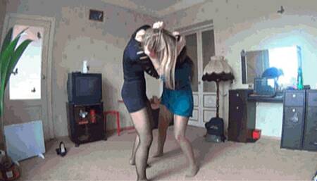 CATBALL FIGHT IN PANTYHOSE 3 CB