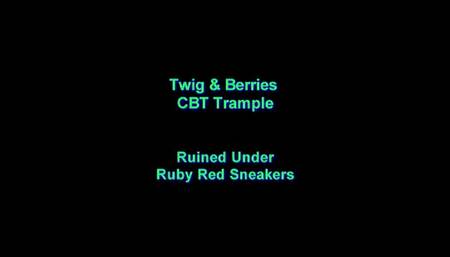 Ruined Under Ruby Red Sneakers