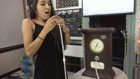 Freya Tries Out the Penny Arcade Lung Tester (MP4 - 720p)