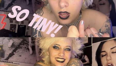 IS THAT IT? tinder date laughs at your cock size small penis humiliation domination laughing embarrassing sph gothic tattoos piercings