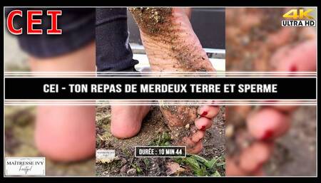 CEI - Ton repas de merdeux terre et sperme 4K