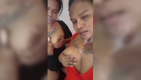 Two Hot Asian Stepsister Lesbians