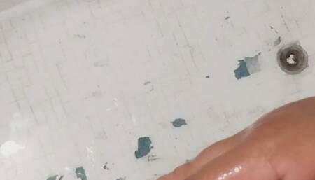 water pressure to my bellybutton and pussy