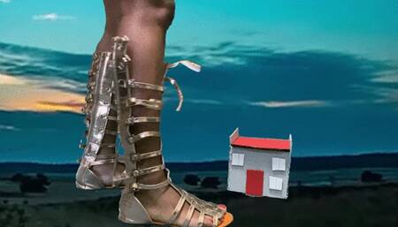 Giantess Special Effects - Giantess MXDominion Pays Teenie a Home Visit 4k, female domination, shrinking fetish, POV