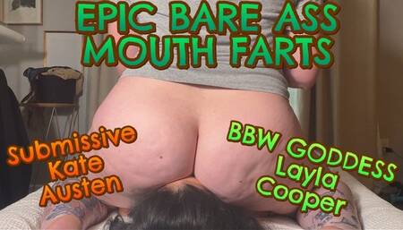 BBW Bare Ass Face Farts on Kate Austen!