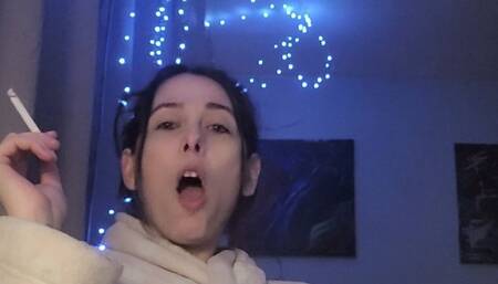 Late Night Smoking And A Couple Coughs