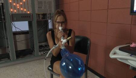 Tylee Blows Some Small (Hard!) Balloons (MP4 - 1080p)