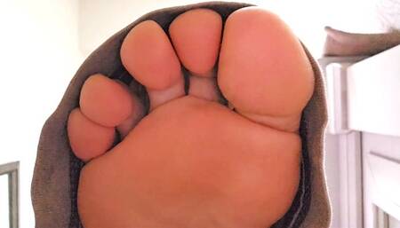 Wake up, foot slave!