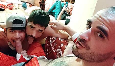 The Good Boys Give a Blowjob to Santa