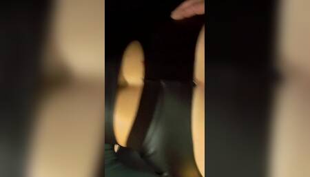 Ripped Leather Pants Babe Takes a Big Cum Load After Getting Fucked