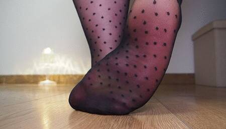 Silent humiliation: you are worthy only of my feet