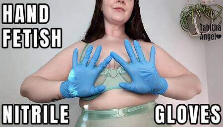 Hands Fetish Nitrile Gloves WMV
