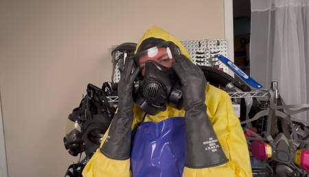 FUCKING YOUR HAZMAT COWORKER