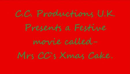 Messy Christmas Cake Couple Sex